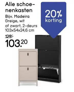 Aanbieding: Alle schoenenkasten