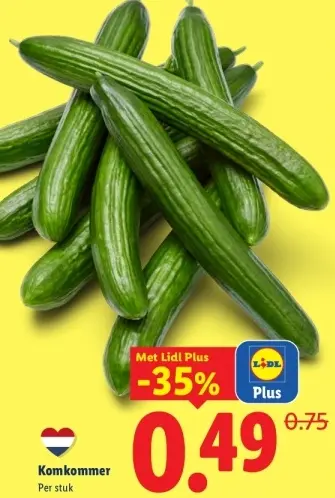 Aanbieding: Komkommer