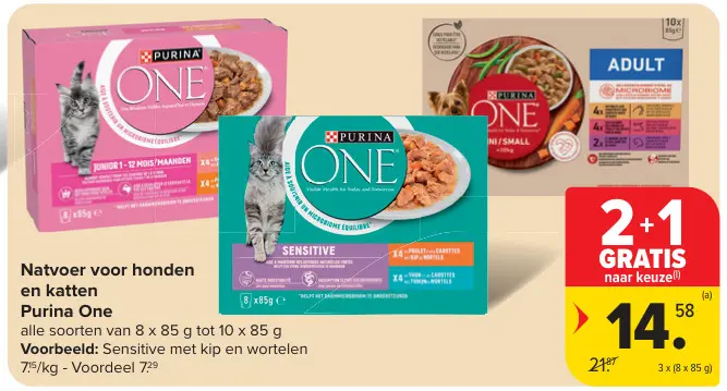 Promotie: Natvoer voor honden en katten