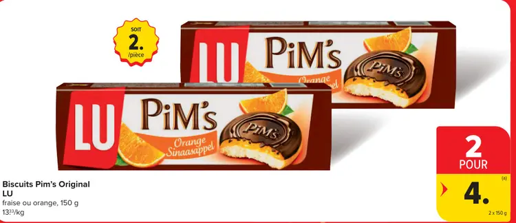 Offre: Biscuits Pim's Original