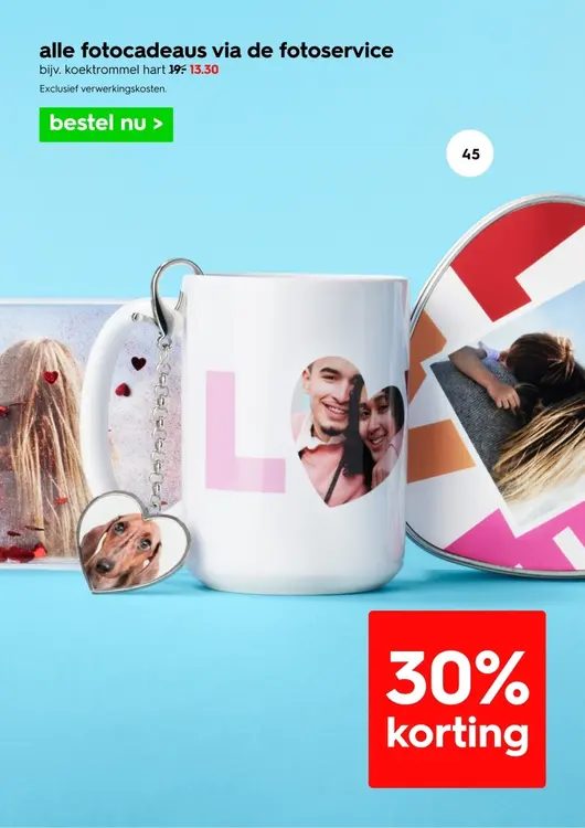 Aanbieding: Alle fotocadeaus via de fotoservice