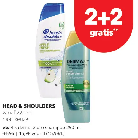 Promotie: Head & shoulders