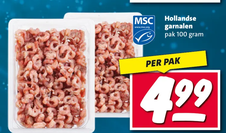 Aanbieding: Hollandse garnalen
