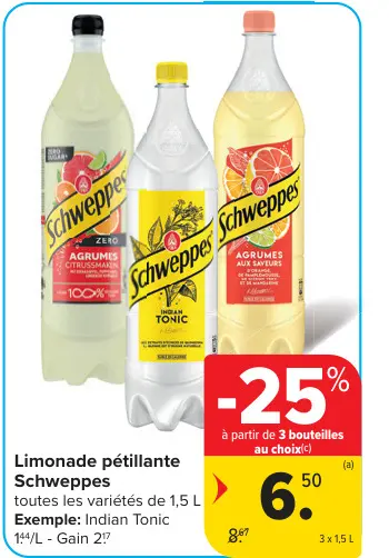 Offre: Limonade pétillante