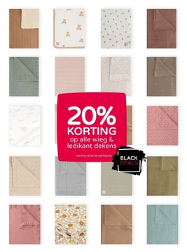 Aanbieding: wieg & ledikant dekens