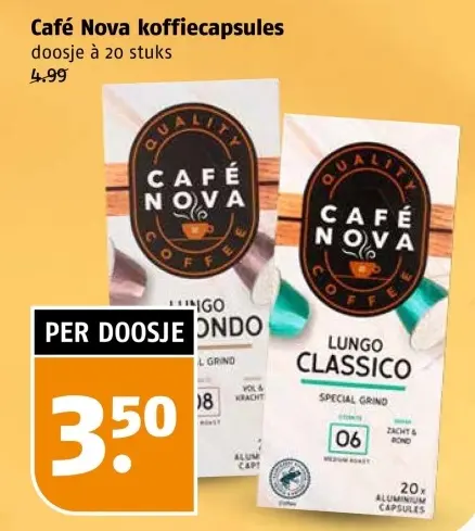 Aanbieding: koffiecapsules