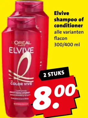 Aanbieding: Elvive shampoo of conditioner