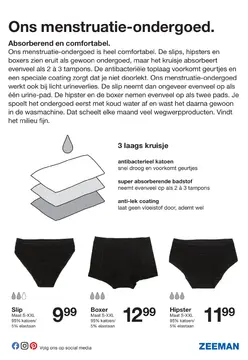 Aanbieding: Menstruatie-ondergoed