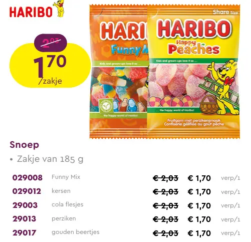 Aanbieding: Snoep