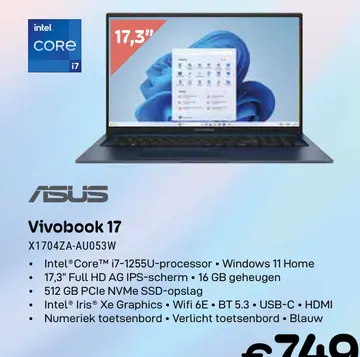 Aanbieding: Vivobook 17