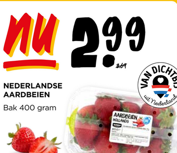 Aanbieding: Nederlandse Aardbeien