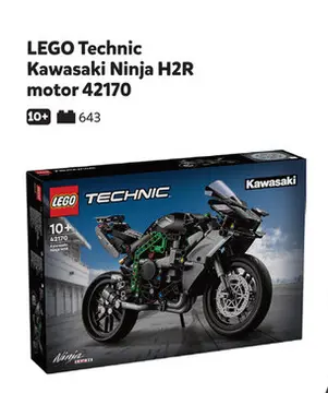 Aanbieding: LEGO Technic Kawasaki Ninja H2R motor