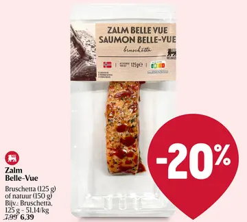 Aanbieding: Zalm Belle-vue