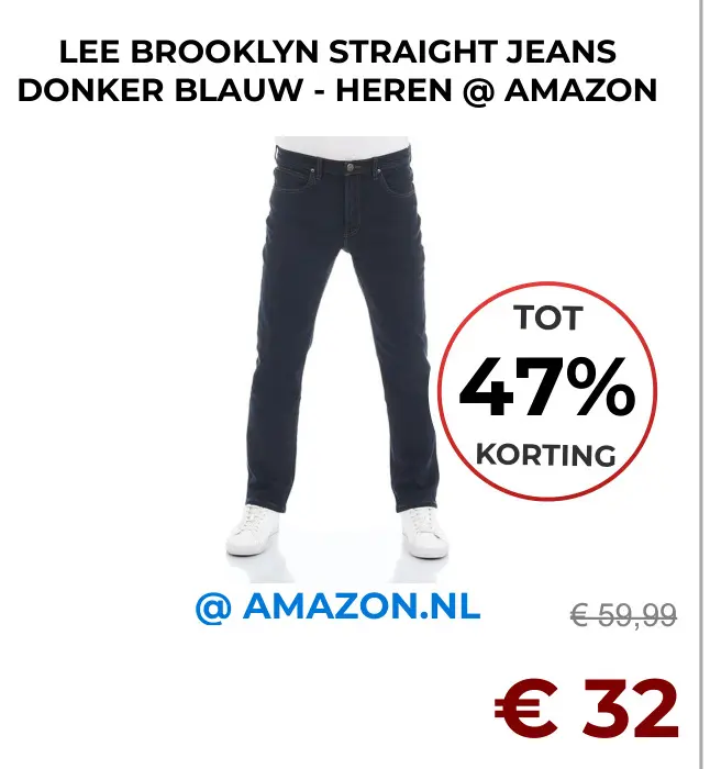 Aanbieding: Brooklyn straight jeans