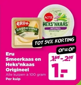Aanbieding: Eru Smeerkaas en Heks'nkaas Origineel