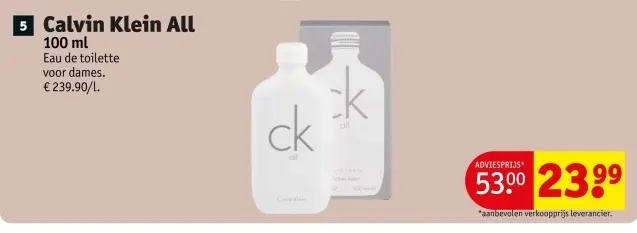 Promotie: Calvin Klein All