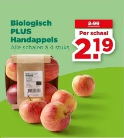Aanbieding: Biologisch PLUS Handappels