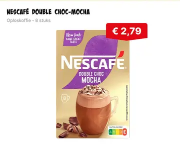 Aanbieding: Nescafé double choc-mocha