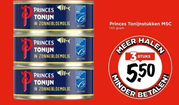 Aanbieding: Princes Tonijnstukken MSC