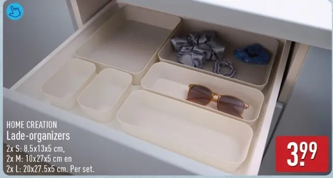 Aanbieding: Lade-organizers