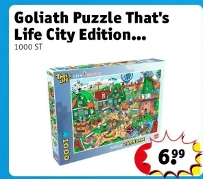 Offre: Goliath Puzzle That's Life City Edition