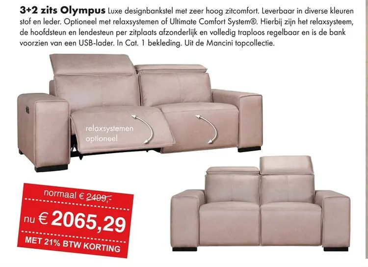 Aanbieding: Olympus 3+2