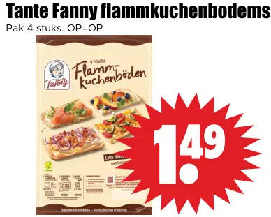 Aanbieding: Flammkuchenbodems