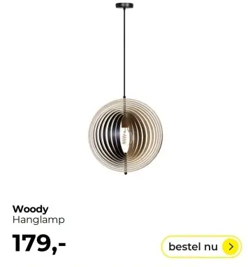Aanbieding: Woody Hanglamp