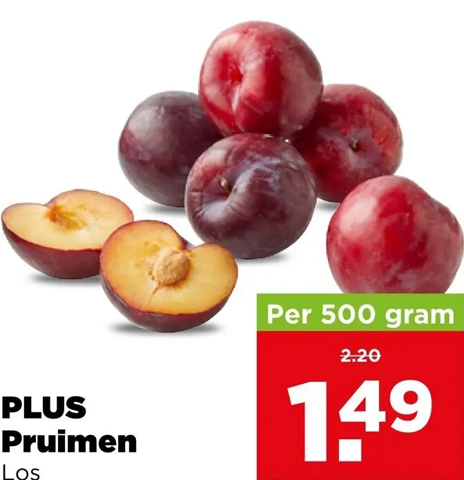 Aanbieding: PLUS Pruimen