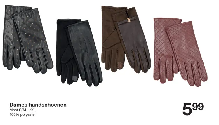 Promotie: Dames handschoenen
