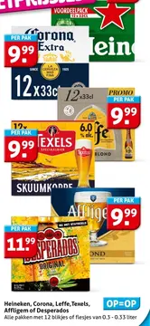 Aanbieding: Heineken, Corona, Leffe, Texels, Affligem of Desperados