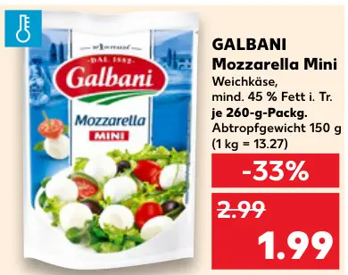 Aanbieding: Mozzarella Mini