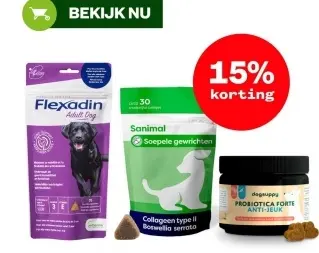 Aanbieding: Flexadin Adult Dog, Sanimal Soepele Gewrichte