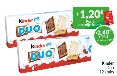 Promotie: Kinder Duo