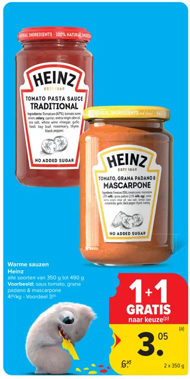 Promotie: Warme sauzen