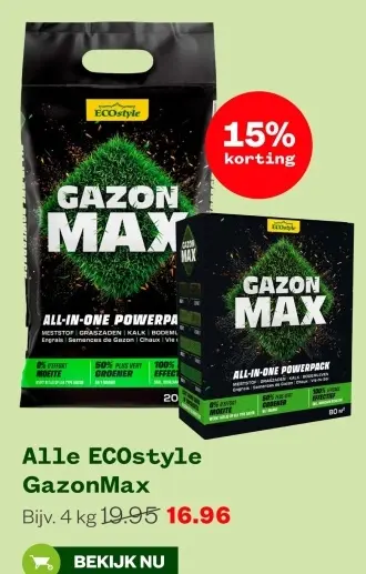 Aanbieding: GazonMax