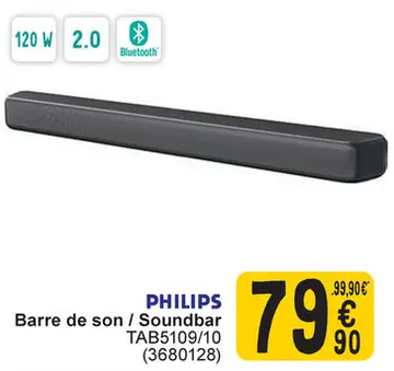 Offre: Barre de son / Soundbar TAB5109/10
