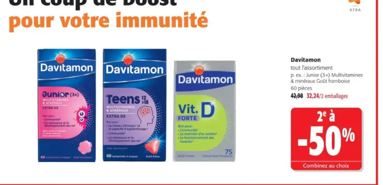Offre: Davitamon tout l'assortiment