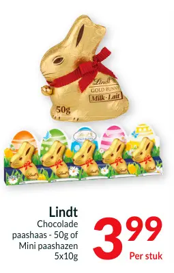 Promotie: Chocolade paashaas of Mini paashazen