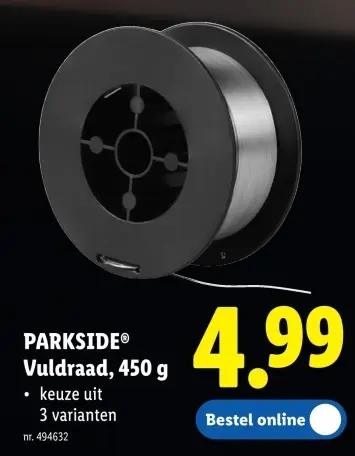 Promotie: Vuldraad 450 g