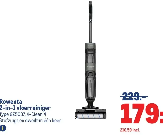 Aanbieding: 2-in-1 vloerreiniger