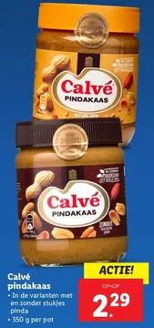 Aanbieding: Calvé pindakaas