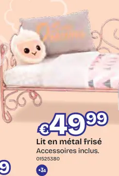 Offre: Lit en métal frisé