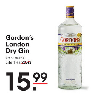 Aanbieding: Gordon's London Dry Gin