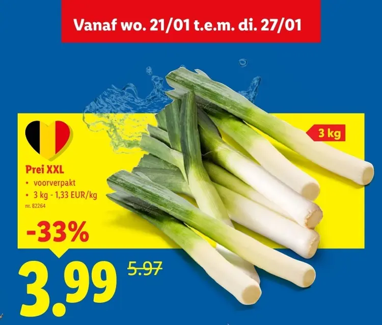 Promotie: Prei XXL