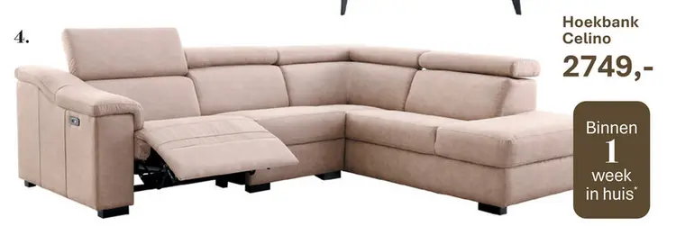 Aanbieding: Hoekbank Celino