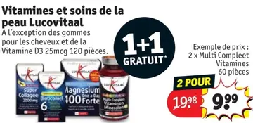 Offre: Vitamines et soins de la peau Lucovitaal