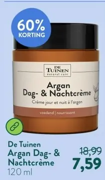 Aanbieding: De Tuinen Argan Dag- & Nachtcrème