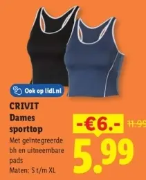 Aanbieding: Dames sporttop