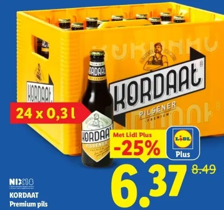 Aanbieding: KORDAAT Premium pils
